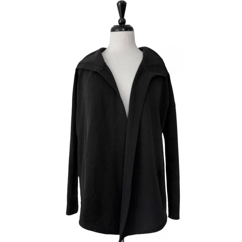 Under Armour Women’s Open Drape Front Hooded Sweatshirt Black
